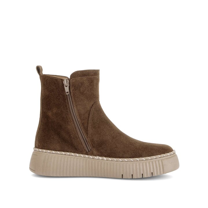 Sportliche Stiefelette braun #1