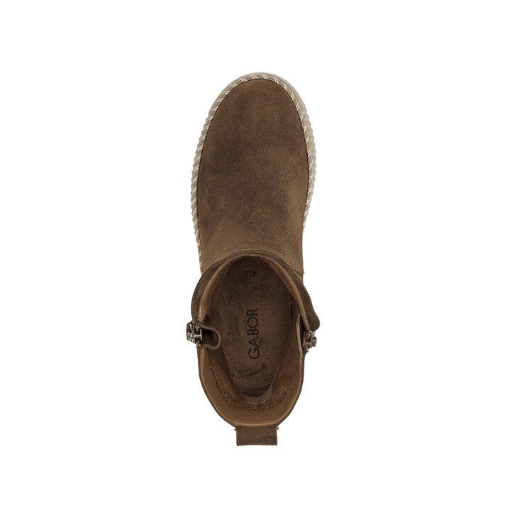 Sportliche Stiefelette braun #5