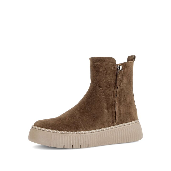 Sportliche Stiefelette braun #2