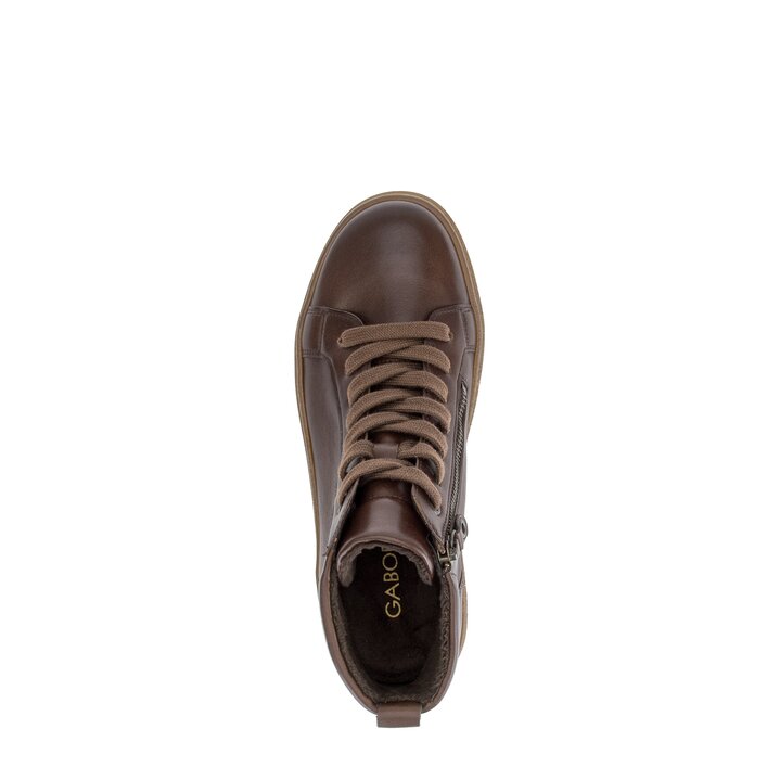 Sneakers alte marrone #5