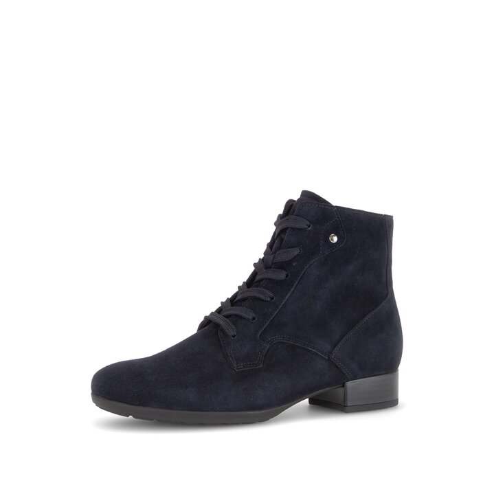 Stivaletto stringato blu #2