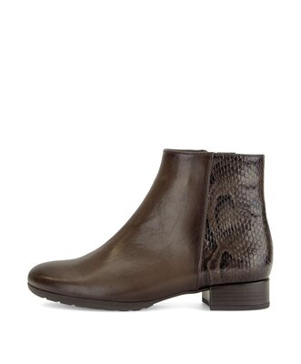 Elegante enkellaarsjes bruin