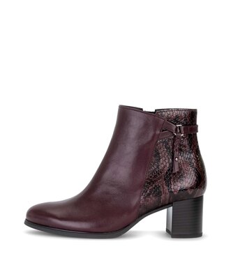 Elegante Stiefelette rot