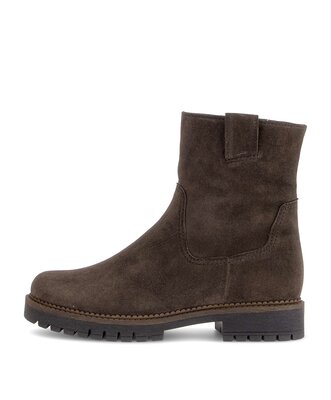 Schnürstiefelette braun