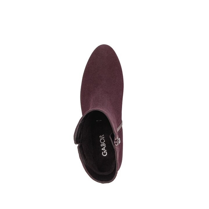 Elegante Stiefelette rot #5
