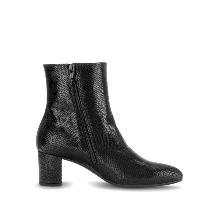 Elegante Stiefelette schwarz #1