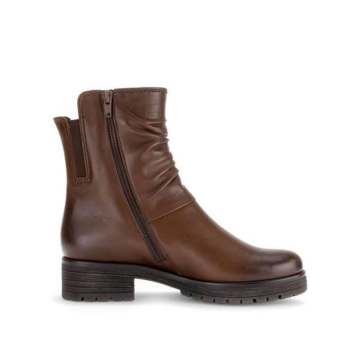 Sportliche Stiefelette braun #1