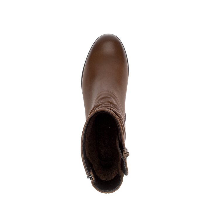Sportliche Stiefelette braun #5