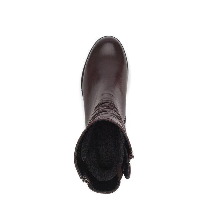 Sportliche Stiefelette rot #5