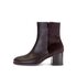 Elegante enkellaarsjes bruin