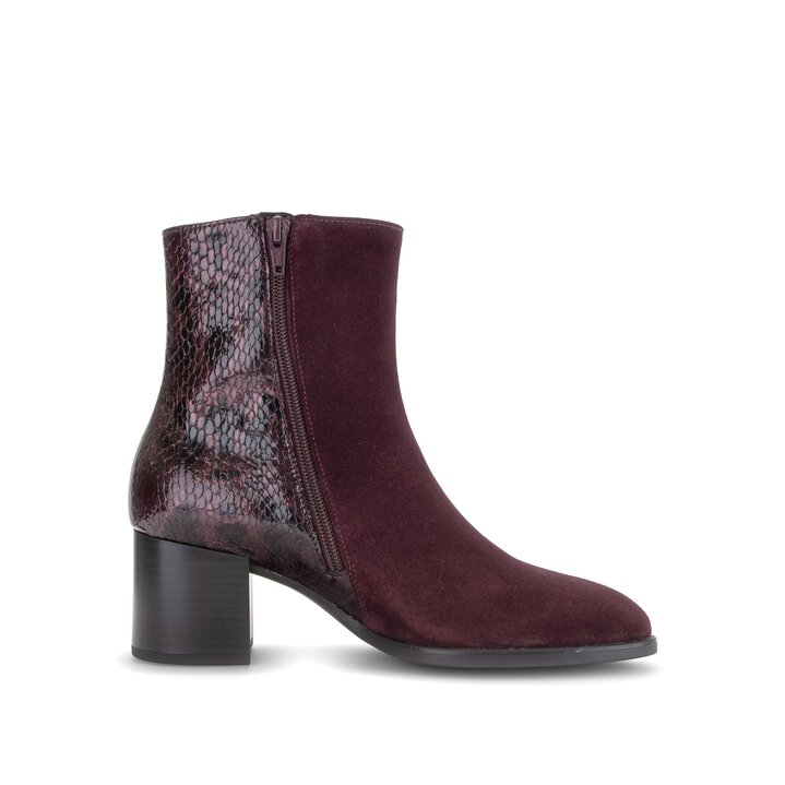 Elegante Stiefelette lila #1