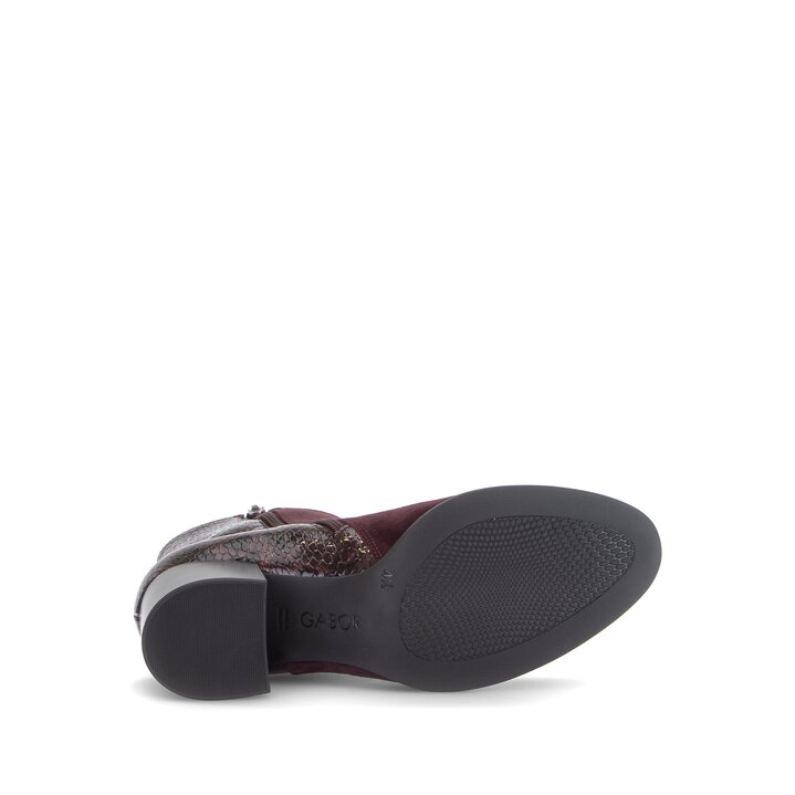Elegante Stiefelette lila #4