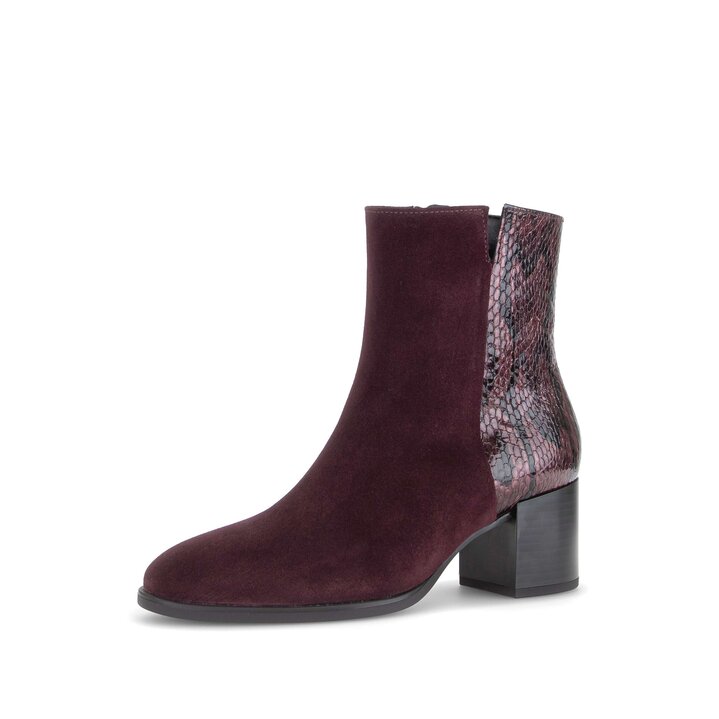 Elegante Stiefelette lila #2