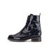 Schnürstiefelette blau