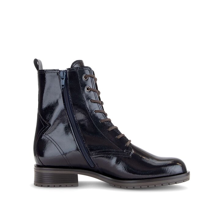 Schnürstiefelette blau #1