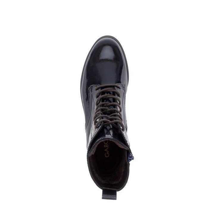 Schnürstiefelette blau #5