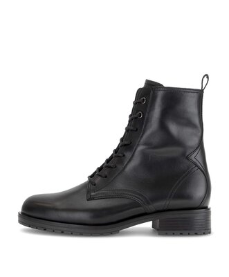 Schnürstiefelette schwarz