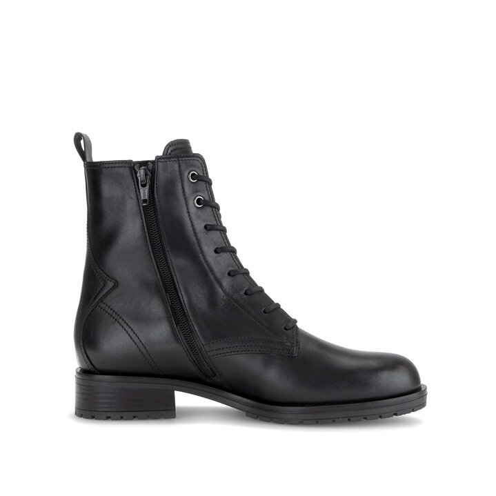 Schnürstiefelette schwarz #1