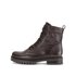 Schnürstiefelette braun