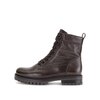 Schnürstiefelette braun