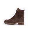 Schnürstiefelette braun