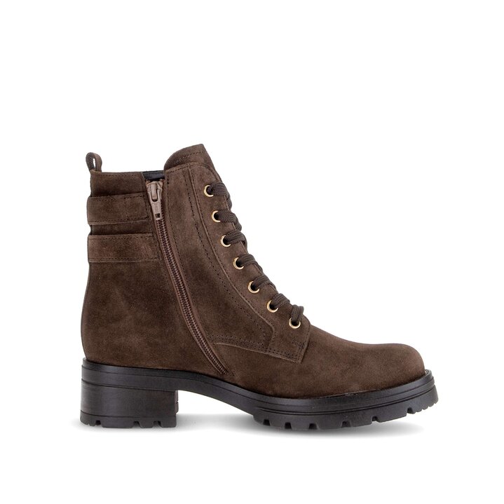 Schnürstiefelette braun #1