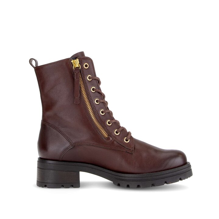 Bottine à lacets marron #1