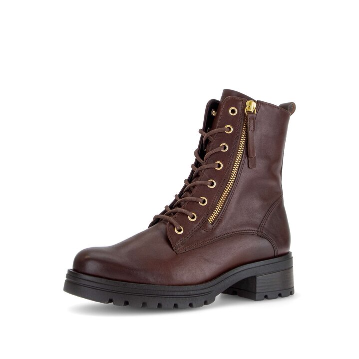 Bottine à lacets marron #2