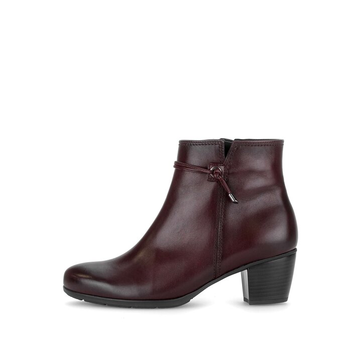 Elegante Stiefelette rot #0