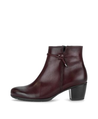 Elegante Stiefelette rot