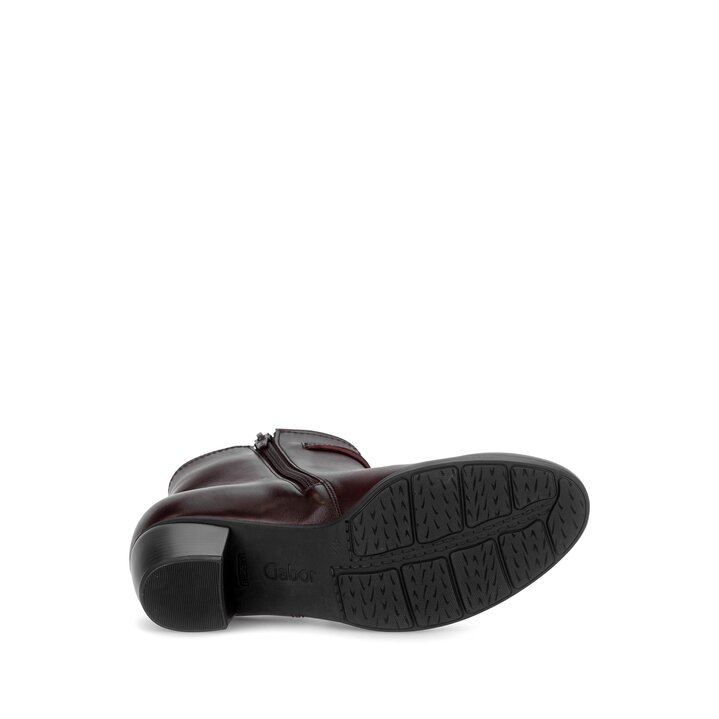 Elegante Stiefelette rot #4