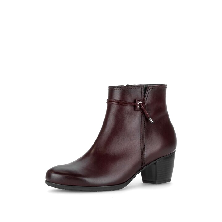Elegante Stiefelette rot #2