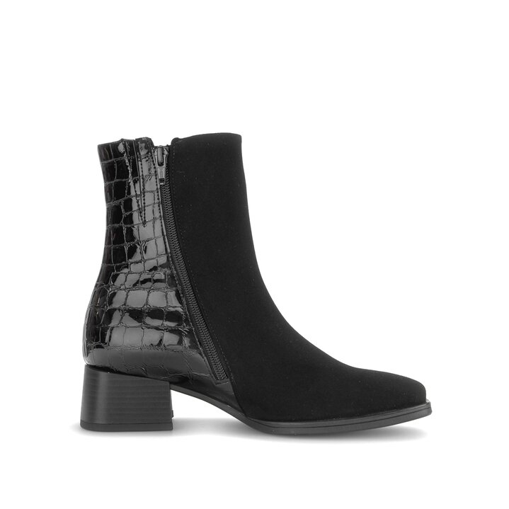Elegante Stiefelette schwarz #1