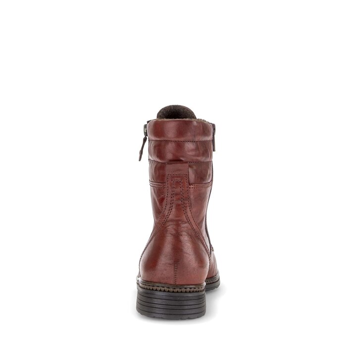 Schnürstiefelette Rot #3