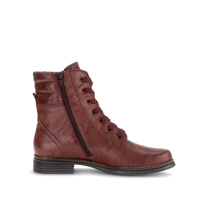 Schnürstiefelette Rot #1