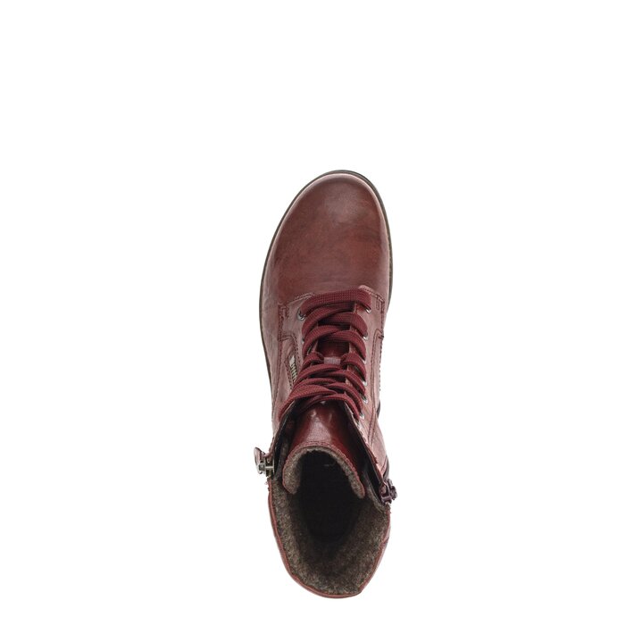 Schnürstiefelette Rot #5