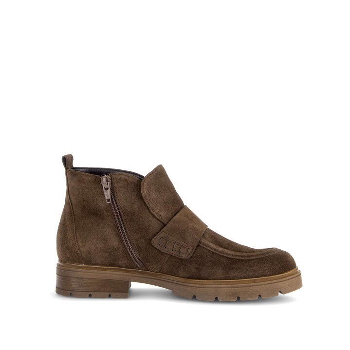 Sportliche Stiefelette braun #1