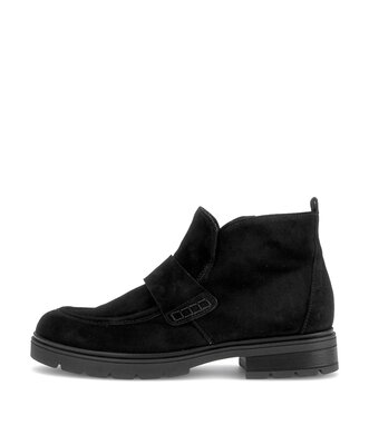 Sportliche Stiefelette schwarz