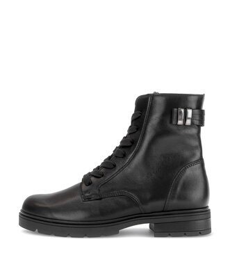 Schnürstiefelette schwarz