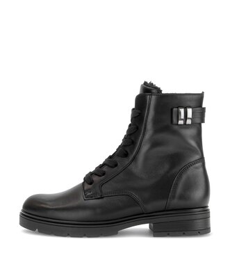 Schnürstiefelette schwarz