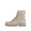 Bottine à lacets beige