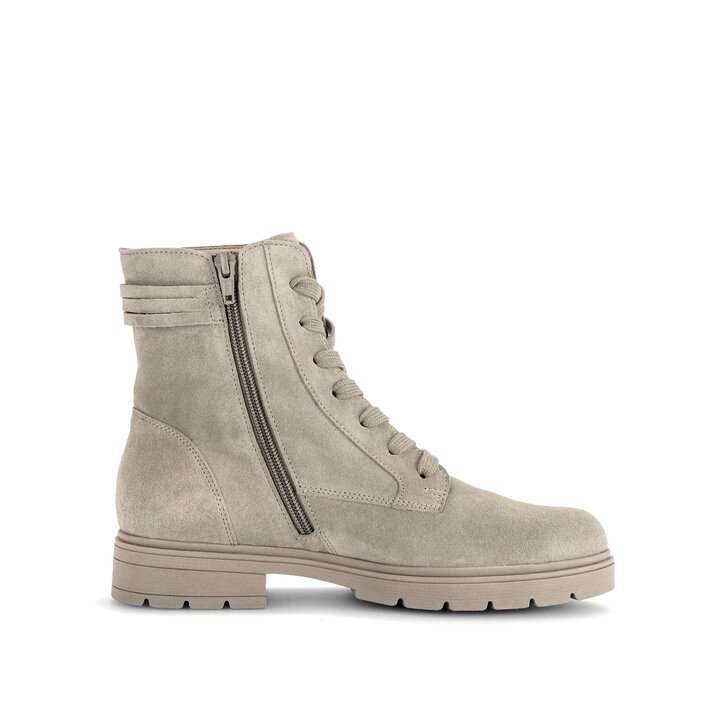 Bottine à lacets beige #1