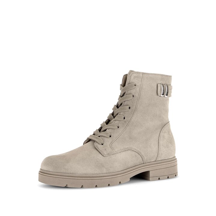 Bottine à lacets beige #2
