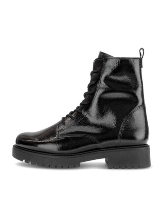 Schnürstiefelette schwarz