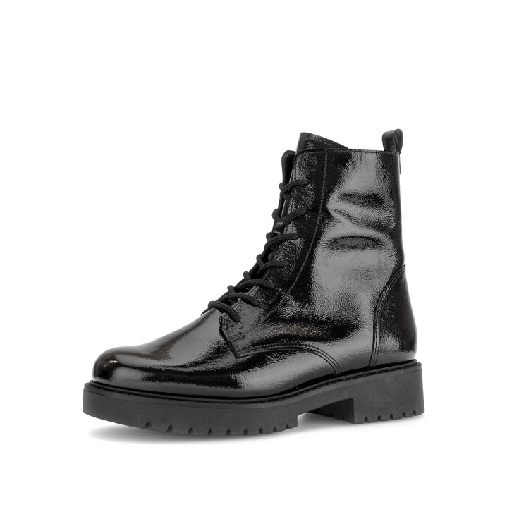 Schnürstiefelette schwarz #2