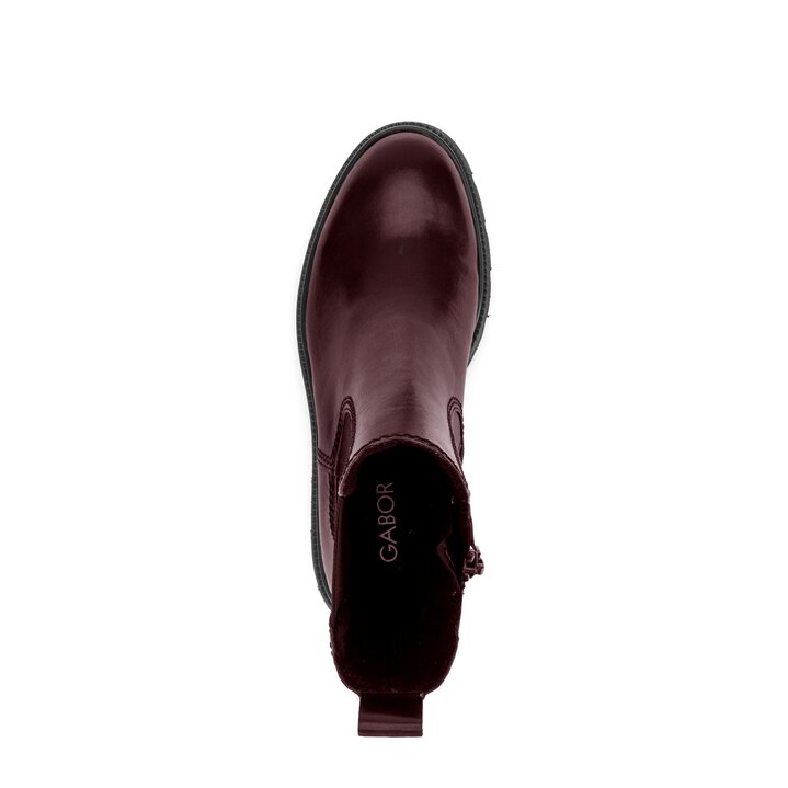 Stivaletto Chelsea rosso #5