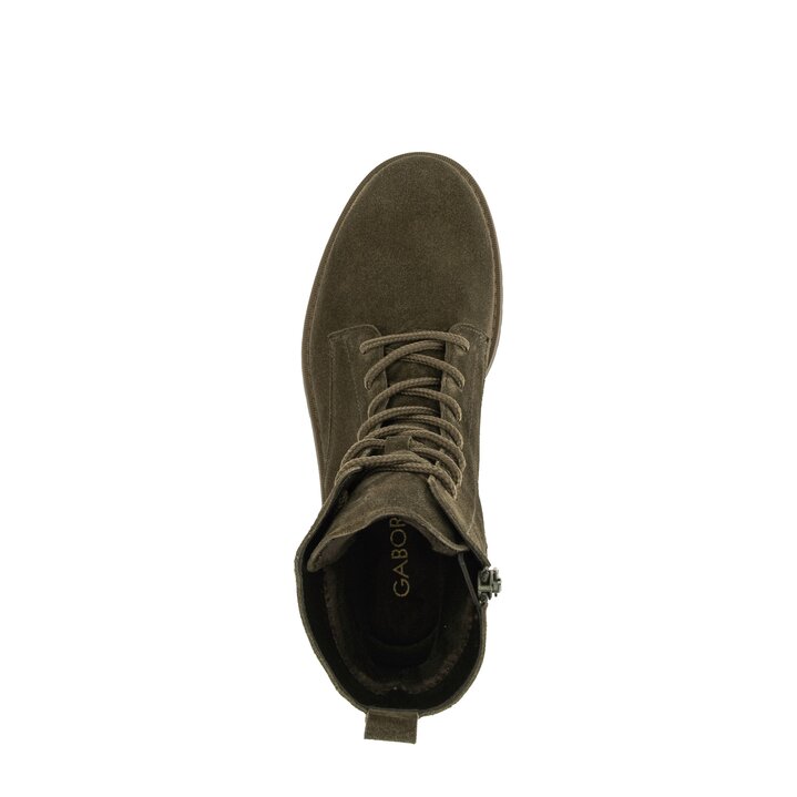 Schnürstiefelette grün #5