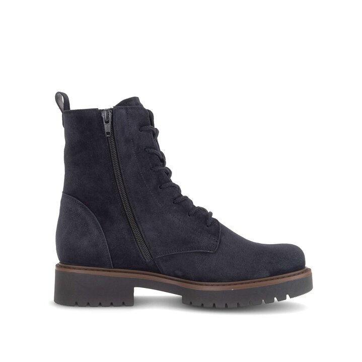 Stivaletto stringato blu #1