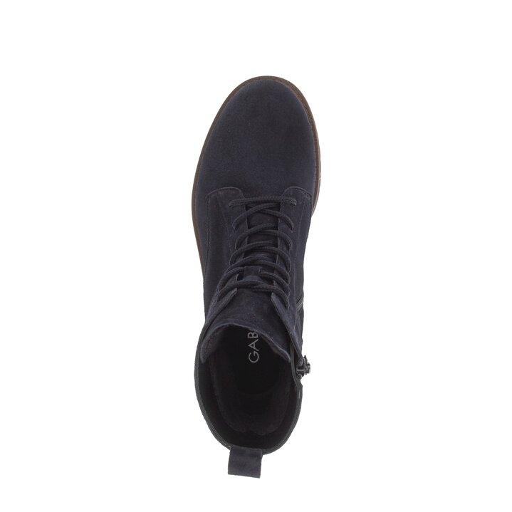 Stivaletto stringato blu #5
