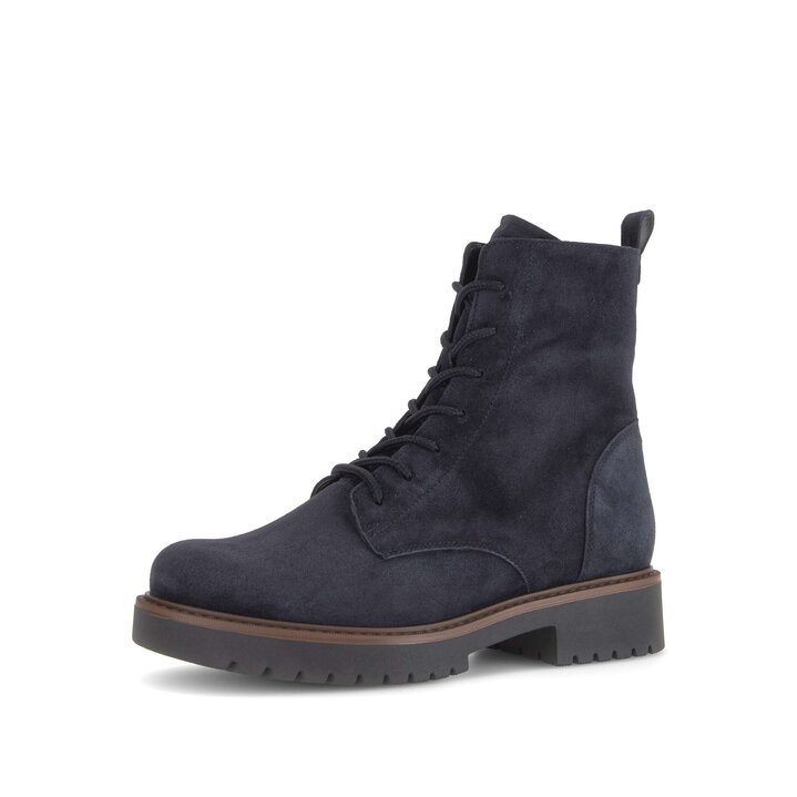 Stivaletto stringato blu #2